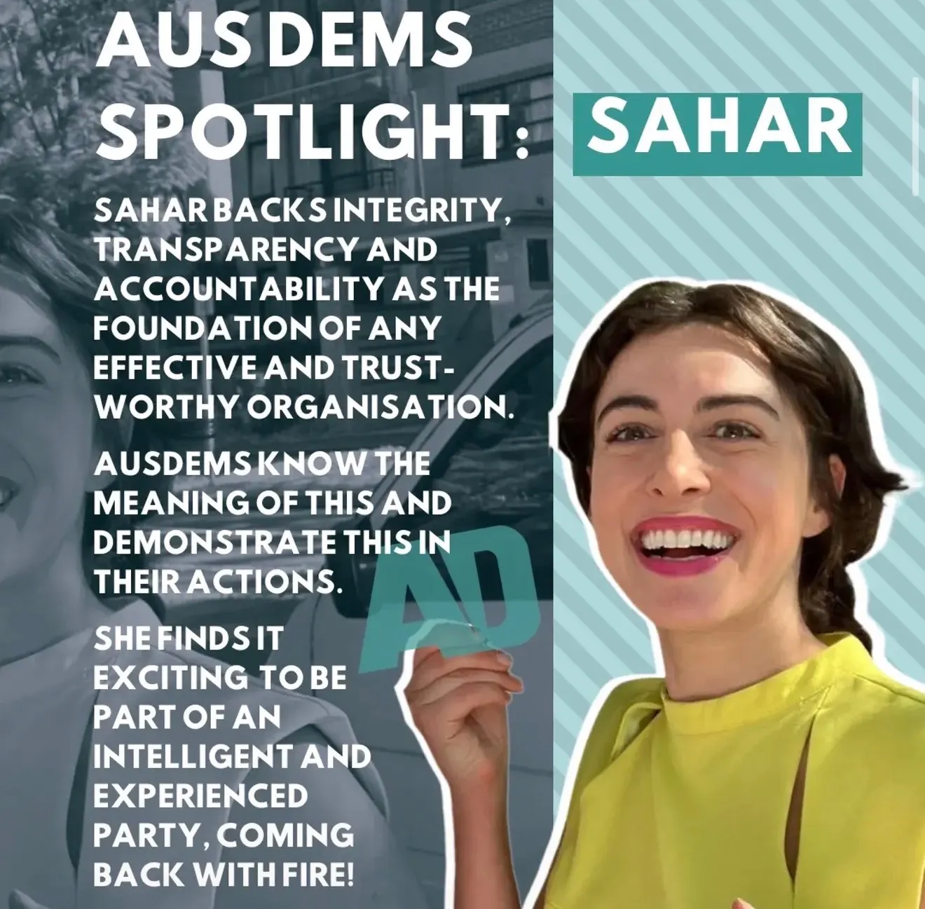 Member spotlight: Sahar from Victoria